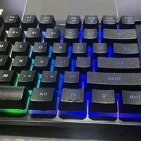 前行者GX 87键真机械手感游戏键盘鼠标套装有线静音薄膜键鼠台式