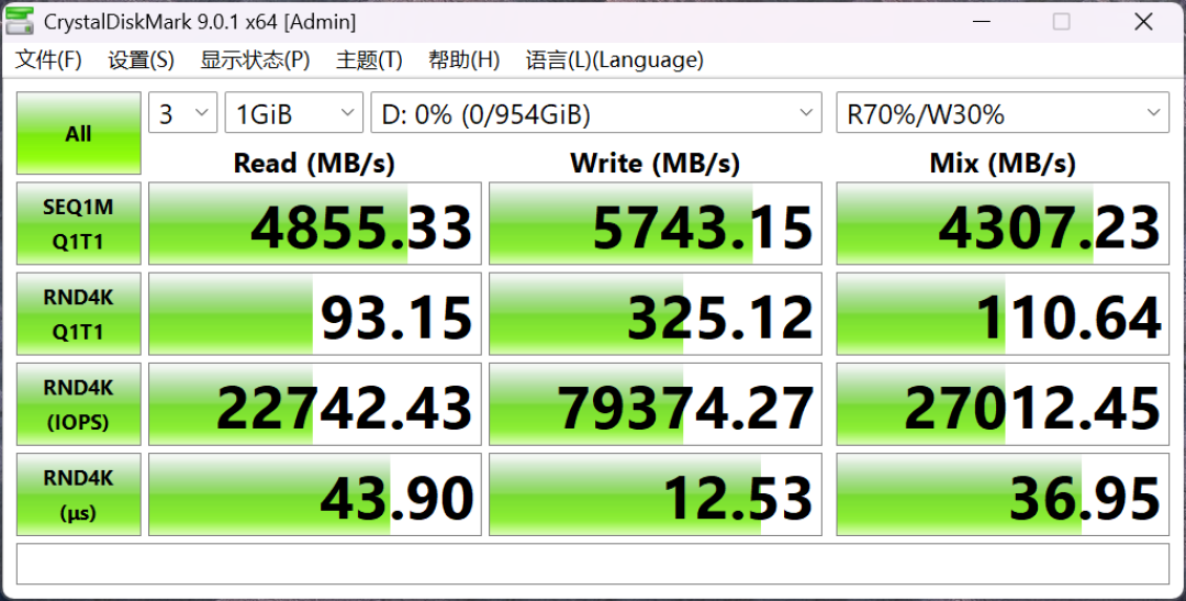 长江存储PC450 1TB SSD评测:低温高效的主流级产品