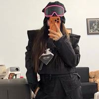 冬日潮搭新宠！GENANX仿貂绒扎染棉服：温暖与街头态度的完美碰撞