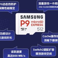 三星P9 Express固态存储卡为何成Switch 2必备