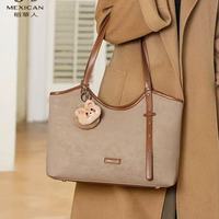 被问爆的早秋本命包！稻草人撞色托特包yyds✨