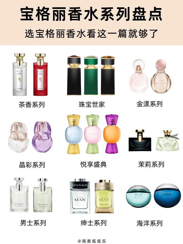 宝格丽香水怎么选👉每个系列香水大盘点‼️
