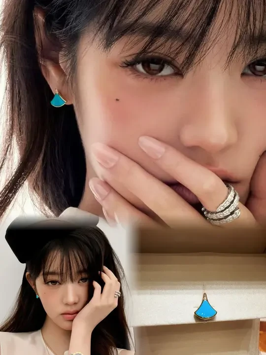 张元英同款BVLGARI蓝扇子｜这才是甜妹的密码