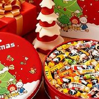 双旦礼盒开箱｜大白兔奶糖圣诞树圆盒，甜到心坎的童年惊喜