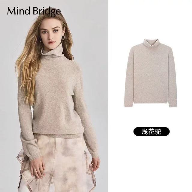 Mind Bridge山羊绒高领毛衣实测｜2025秋衣柜C位非它莫属✨