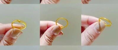 薄款黄金戒指｜轻奢入门首选