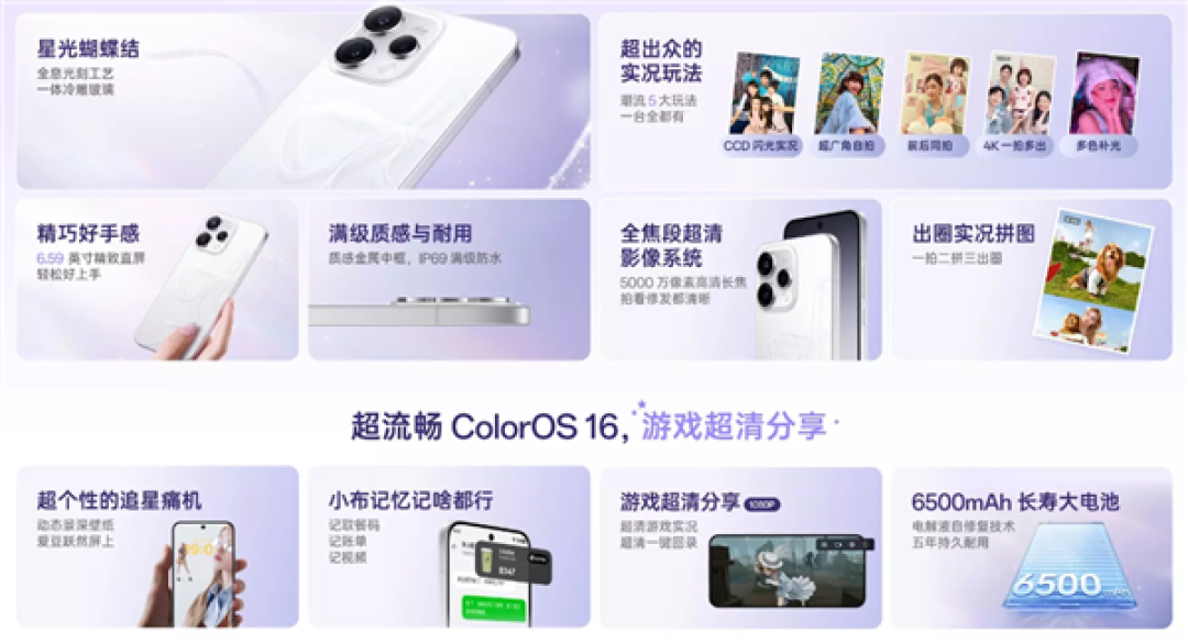 2899元起!OPPO Reno15c首销:IP69满级防水、五年长寿大电池
