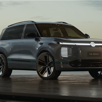 大众首款增程混动 ID.ERA路试谍照曝光：三排六座大SUV