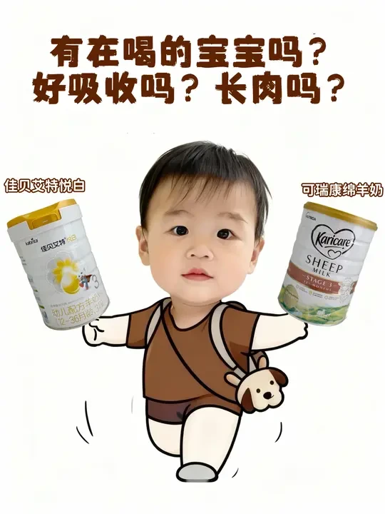有在喝羊奶粉的宝宝 帮忙选款好吸收的吗？