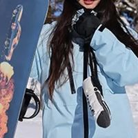 我的滑雪好物之季骆森蓝色滑雪服套装