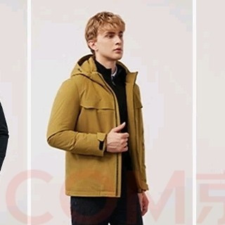纳维凯尔意大利小帆船男士厚款羽绒服连帽外套 冬季不错的选择