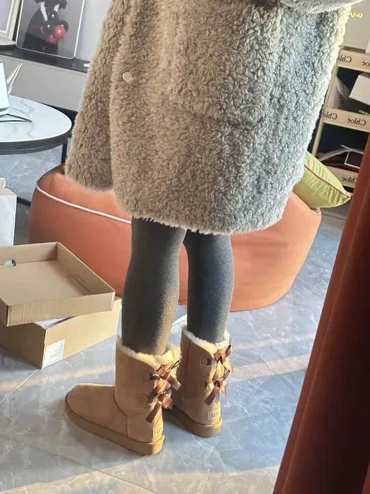 ugg双蝴蝶结好看！
