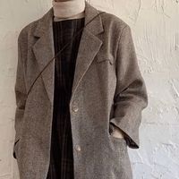 舒适质感的冬日休闲穿搭