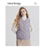 Mind Bridge轻薄羽绒马甲｜秋冬内搭王者！保暖不臃肿还百搭✨