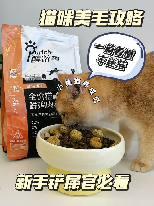 一款解决喂鱼油+打扫毛+美毛的猫粮