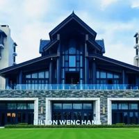 睡在文昌希尔顿，躺着看火箭发射