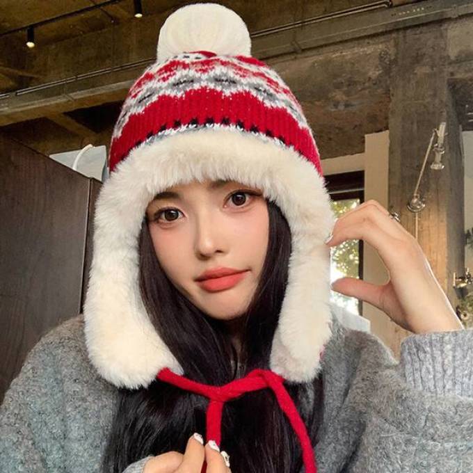 雪茜曼毛线帽