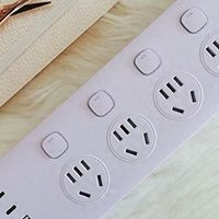 奥睿科 分控小胖条桌面美学插排，拒绝桌面凌乱，真颜值很安全！