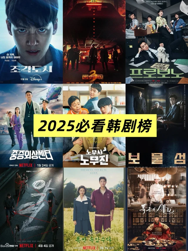 韩剧｜2025必看韩剧合集（排名分先后）