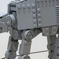 乐高套装开箱 篇零：首款陆地星舰登场！乐高这台全新AT-AT为什么配了根绳子？