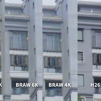 尼康ZR 6K 4K 画质测试 低码率的N-RAW画质佳