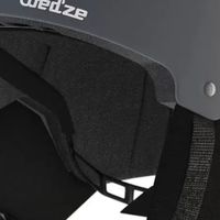 深灰守护 雪境畅滑——迪卡侬H100滑雪头盔，新手必备的安全利器