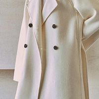 米白赫本风大衣，我的冬日气质战袍
