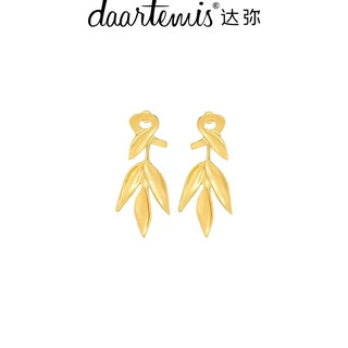 🎄圣诞礼物天花板！daartemis竹叶耳坠，高级感焊在脸上