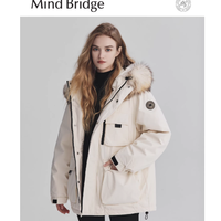 MindBridge鹅绒派克服｜2025冬本命羽绒服！可拆卸毛领美到犯规