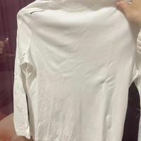 拇指白小T女士全棉磨毛长袖