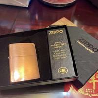 Zippo紫铜香槟晚霞：把落日余晖藏进掌心，让心意永不熄灭