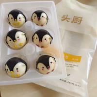 头厨卡通企鹅包子·豆沙包：一口软萌沦陷，藏着童年的甜与安心