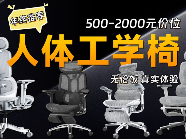【真实体验】人体工学椅选购指南，全程真实体验无恰饭！西昊、京东京造、黑白调、网易严选