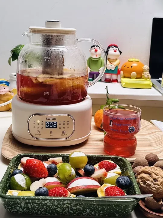 🧂秋冬养生茶🍵，养生壶轻松搞定！
