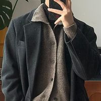 优衣库C系列大衣安全下车！高智感穿搭焊在身上