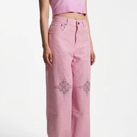 🔥华晨宇同款终于get！这条BORC星云粉牛仔裤美到我心巴上了！