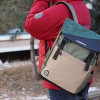 青橙微熟魔鬼猫时尚大容量双肩包日常使用蛮好