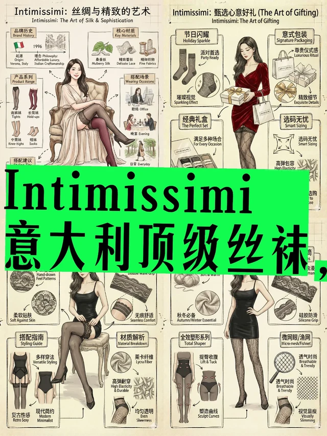 穿一次就懂的意式优雅🇮🇹Intimissimi丝袜