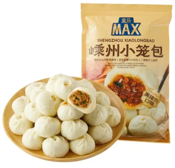 盒马MAX嵊州小笼包：一口鲜掉眉的黑猪肉早餐