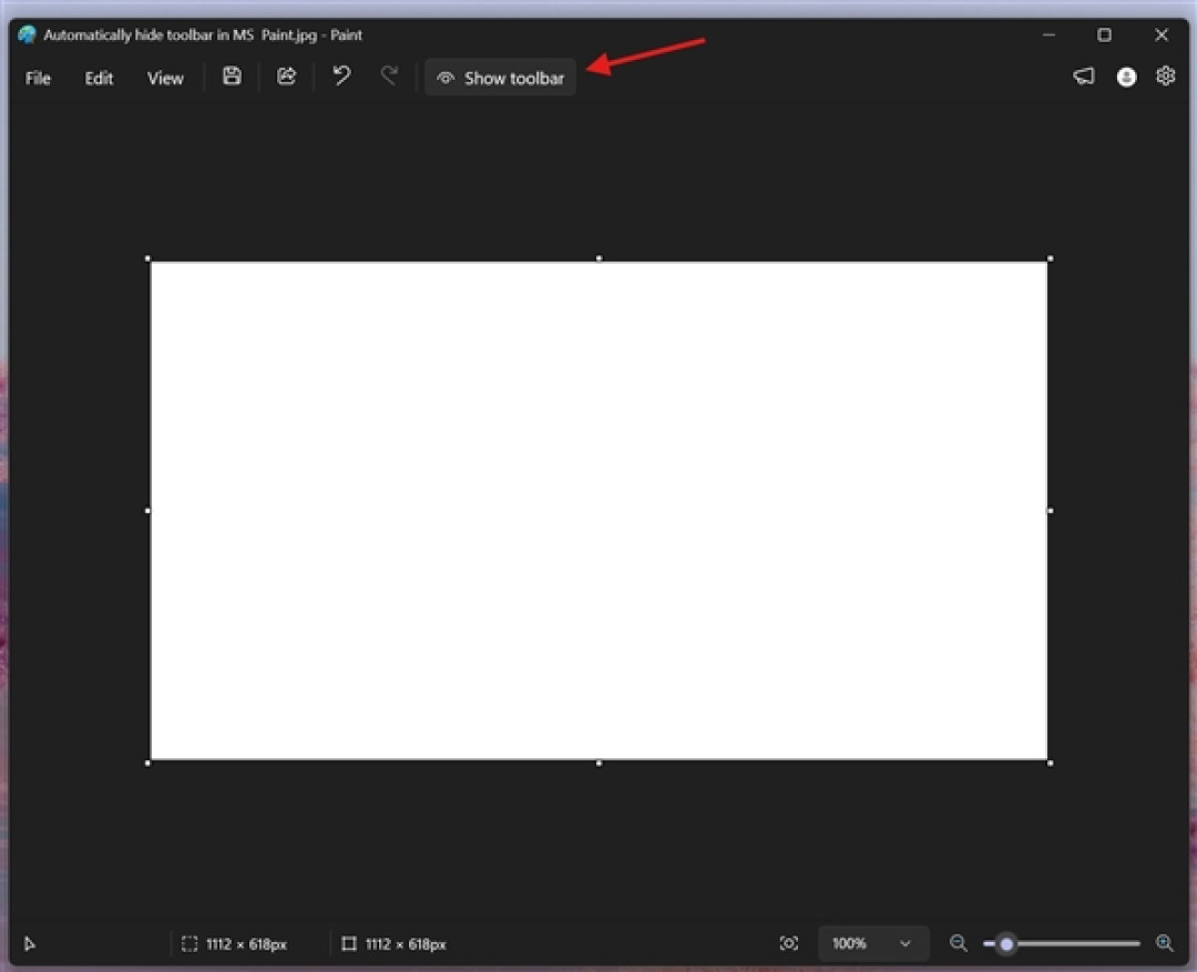 Windows 11画图终于可以隐藏工具栏!同时迎来全新AI功能