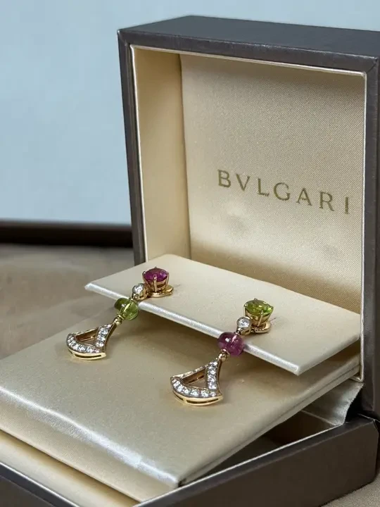 BVLGARI彩宝耳钉｜近期拆箱的快乐top1💕