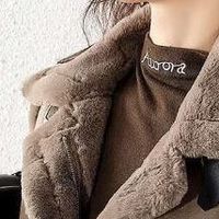 皮尔卡丹加厚麂皮绒外套，简约气质，时尚百搭！