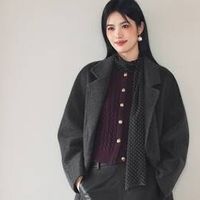 冬日旅行时尚秘籍：伊芙丽驼绒桑蚕丝大衣，保暖显瘦一步到位！