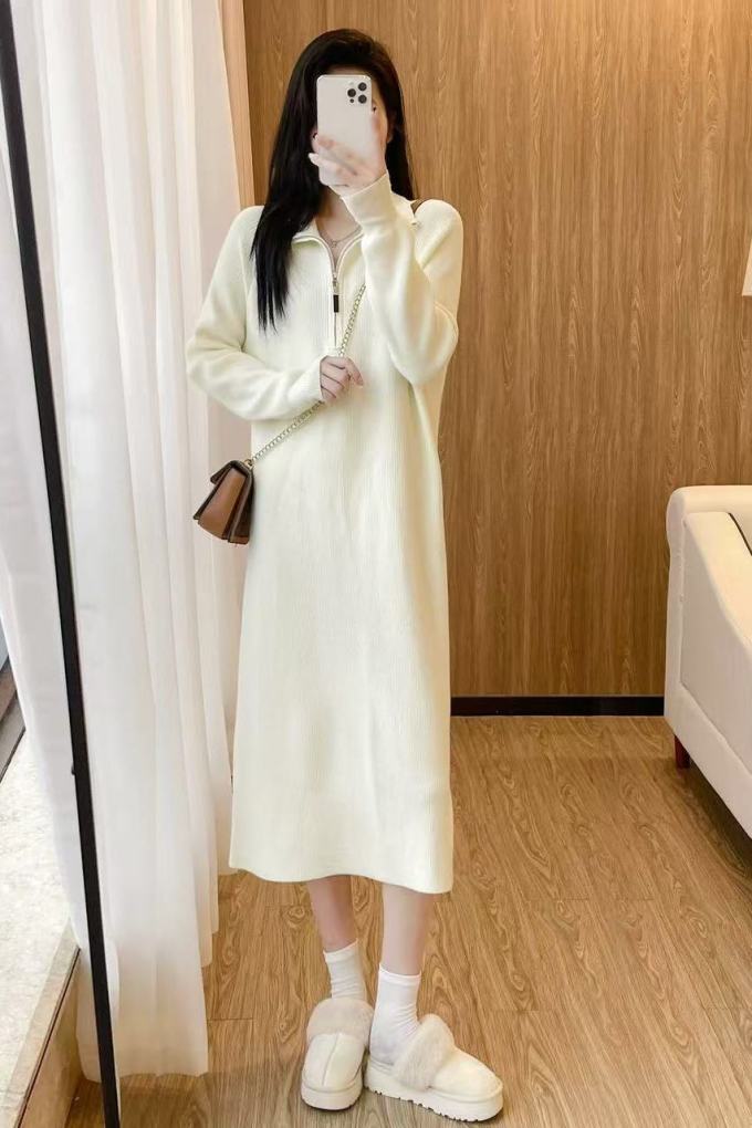 迹沫羽连衣裙
