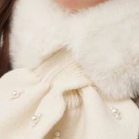 双旦心意好物之CACUSS围巾女秋冬季毛绒小围脖交叉毛