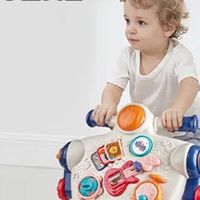 双旦送礼首选！babycare格里蓝学步车，陪宝宝从9个月走到3岁