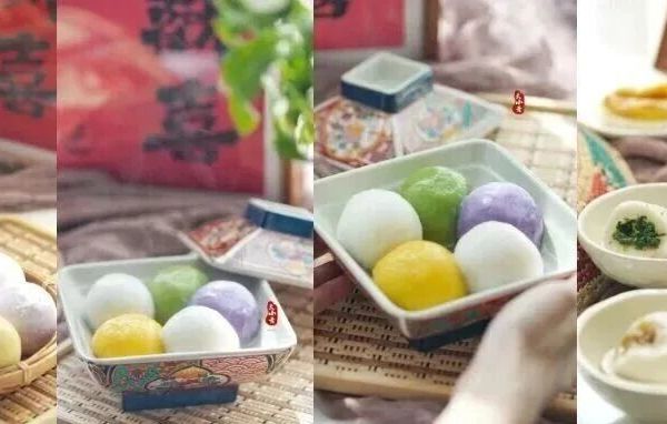 一颗汤圆放入方寸碗盏中，盛装的是人间滋味