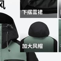 滑雪装备推荐好物:迪卡侬滑雪服男款雪服滑雪装备单板