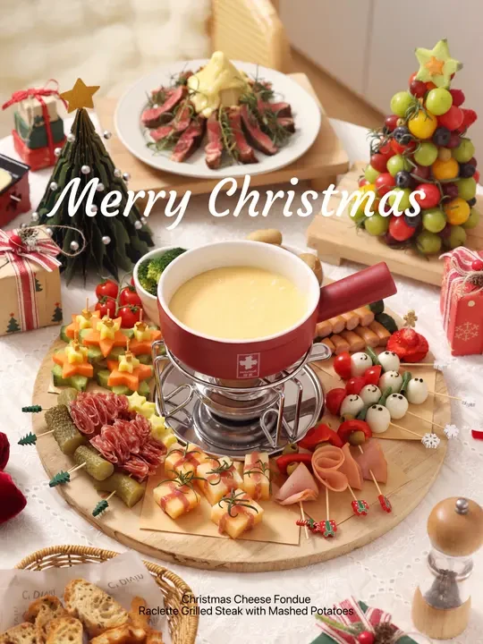 🫕圣诞版芝士盛宴！简单好做氛围直接拉满 🎄