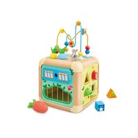 Hape开心农场玩具盒测评｜闭眼入的早教神器，娃能安静玩一下午！